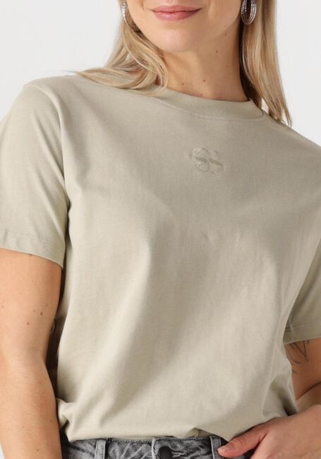 Beige MY ESSENTIAL WARDROBE T-shirt SEATTLEMW LOGO EMB. TEE - large