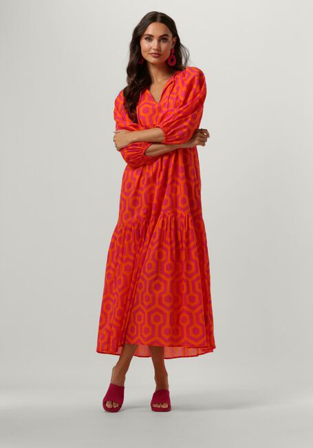 Roze Maxi jurk NV-BENTE DRESS | Omoda