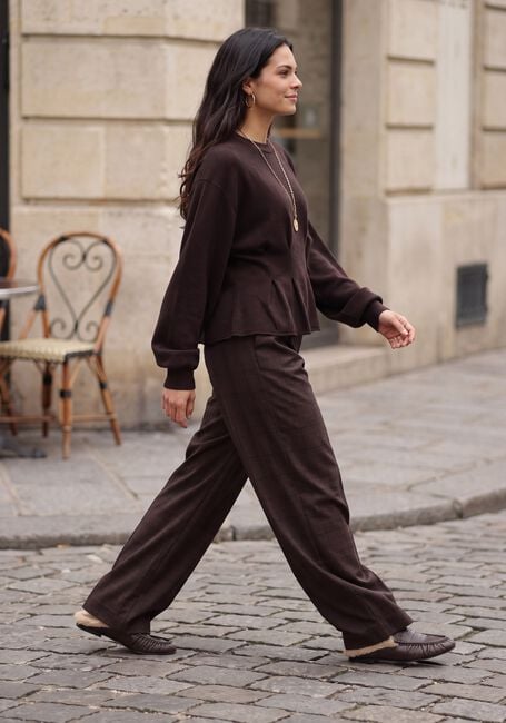 GESTUZ GZMANZI WAIST PULLOVER Pulls & Gilets en marron - large