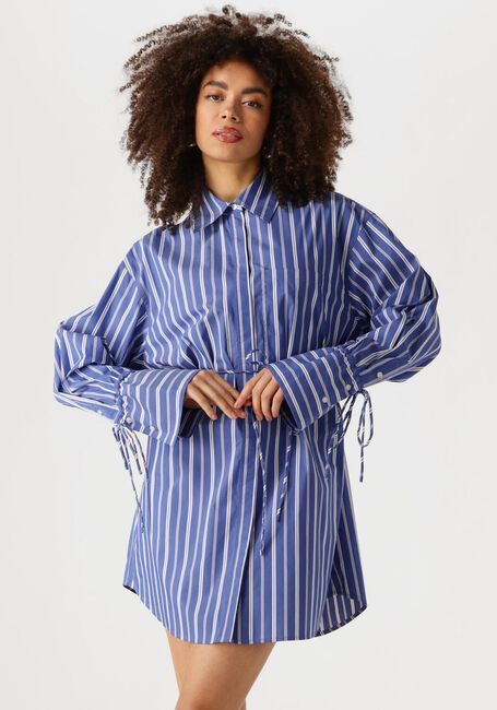 Blauwe EDITED Mini jurk DELORIS DRESS - large