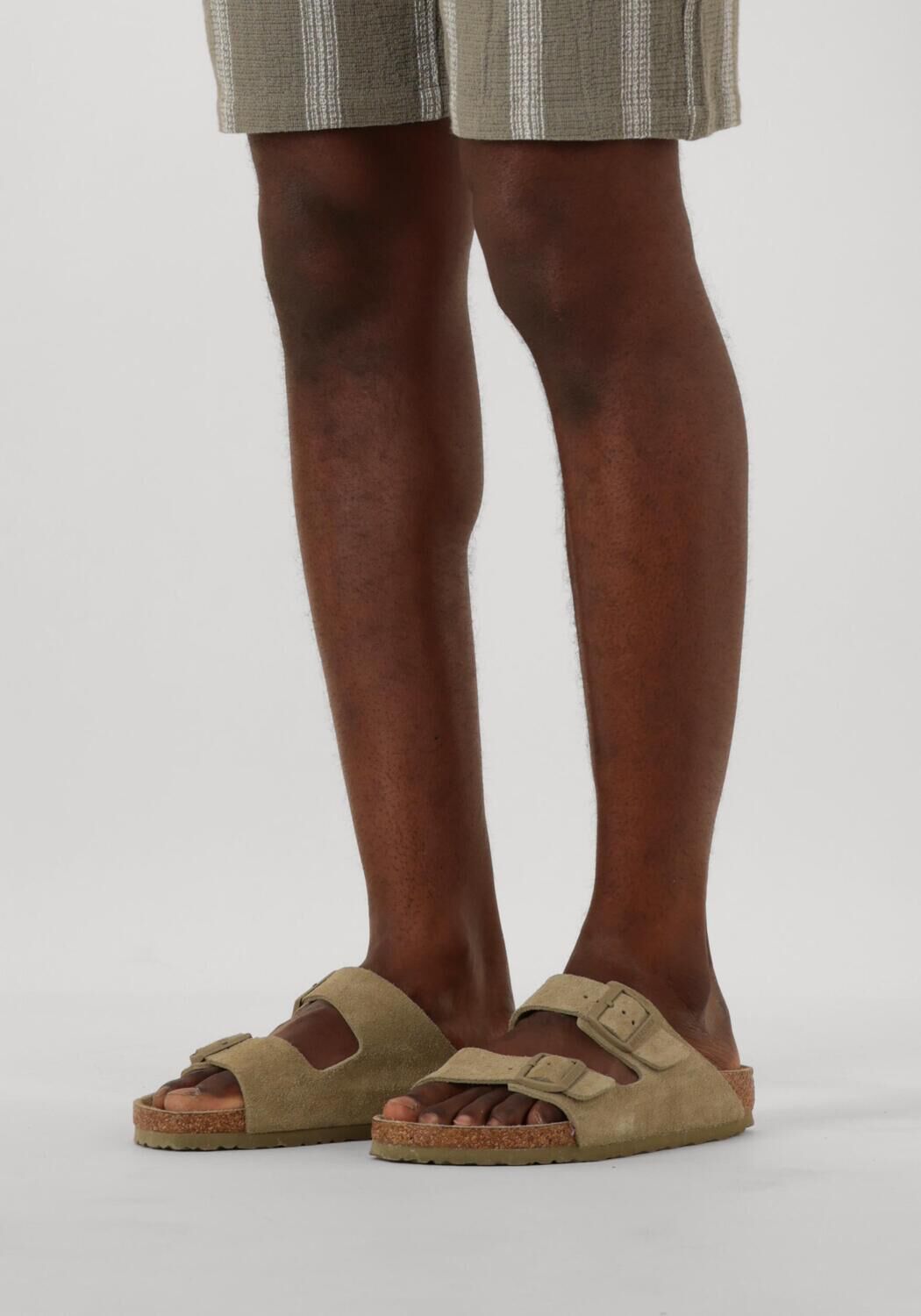 BIRKENSTOCK ARIZONA HEREN Tongs en beige - large