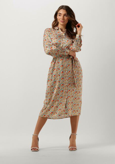 OBJECT Robe midi JABIN L/S SHIRT DRESS 126 Sable - large