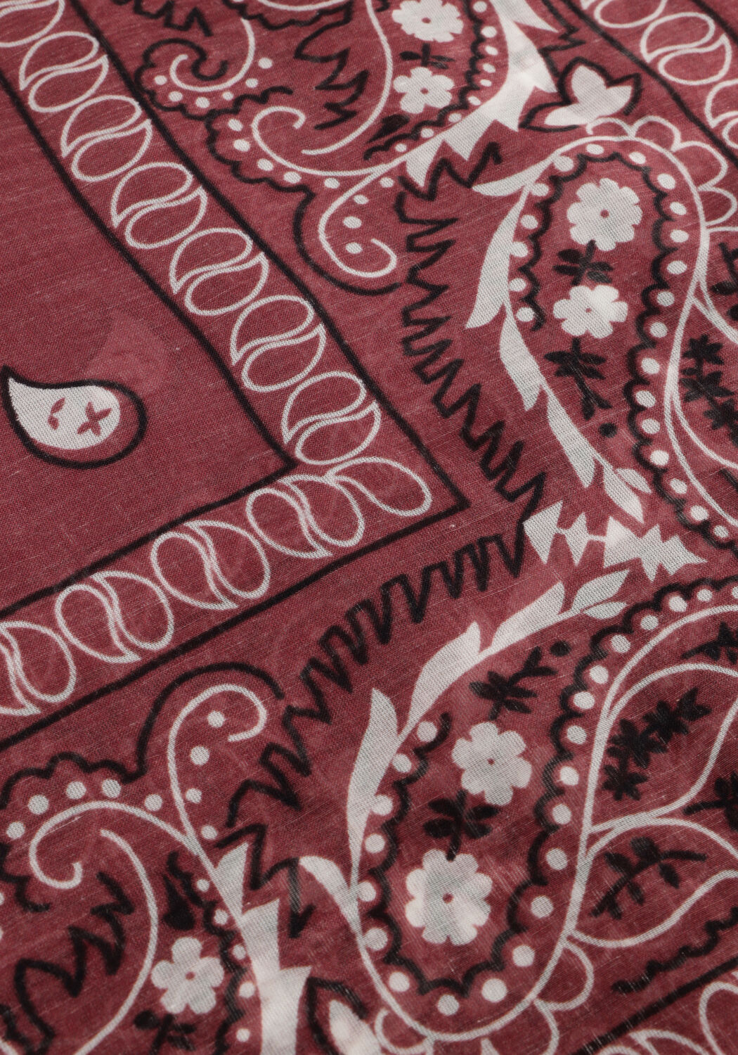 Bordeaux NOTRE-V Sjaal ASTRID LARGE - large