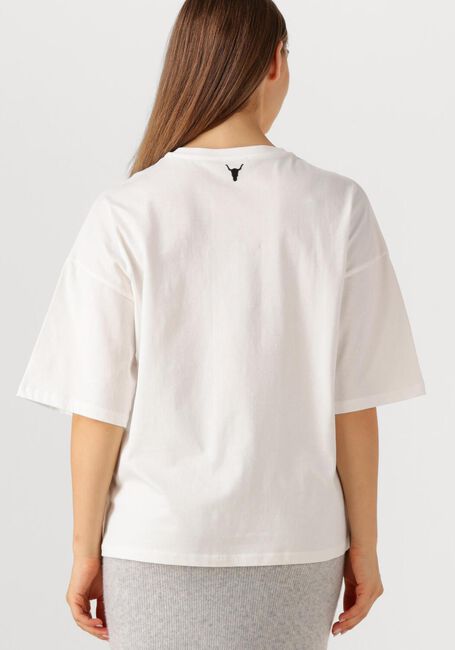 Witte ALIX THE LABEL T-shirt LADIES KNITTED BASIC THE LABEL T-SHIRT - large