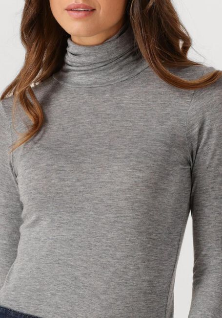 Grijze SECOND FEMALE Coltrui MATIMA T-NECK TEE - large