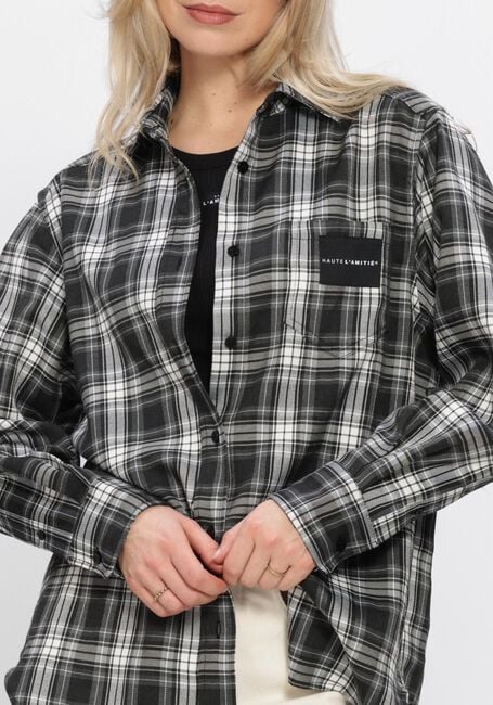 Grijze HAUTE L'AMITI&Eacute;  HAUTE CHECK SHIRT - large