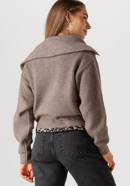 MSCH COPENHAGEN Pull MSCHGYTTA ZIP PULLOVER en marron - large