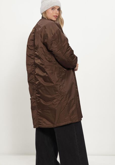 MY ESSENTIAL WARDROBE Veste matelass&eacute; HELGAMW REVERSABLE LONG JACKET en marron - large