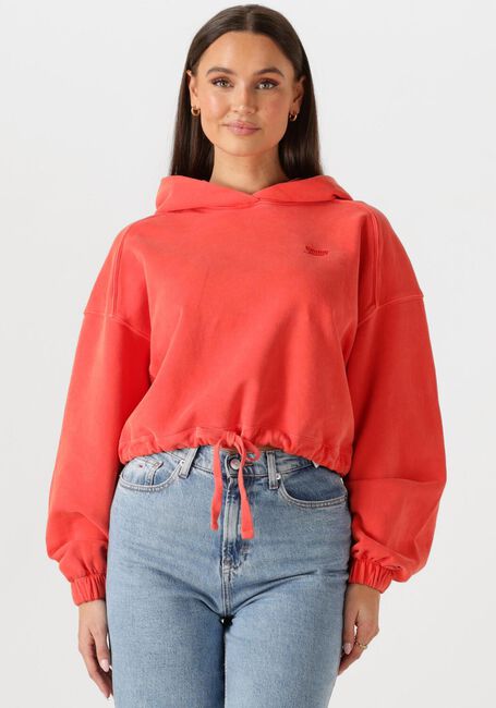 TOMMY JEANS Chandail TJW CRP GMD SCRIPT HOODIE en rouge - large