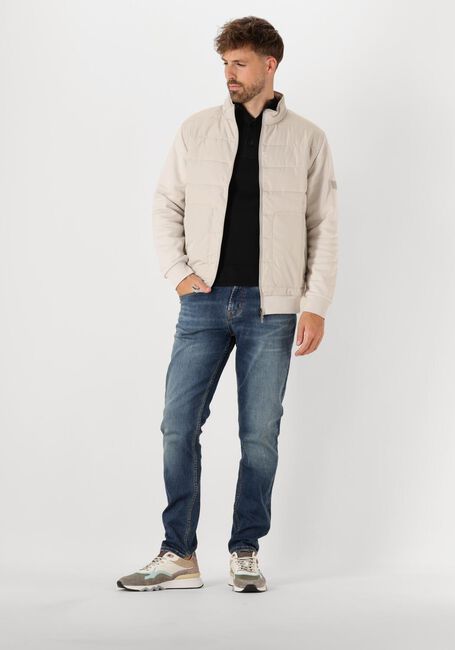 GENTILUOMO Veste matelassé CARDIGAN ZIP en beige - large
