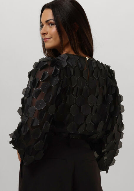 JANSEN AMSTERDAM Haut 3D177 BLOUSE PEPPER en noir - large