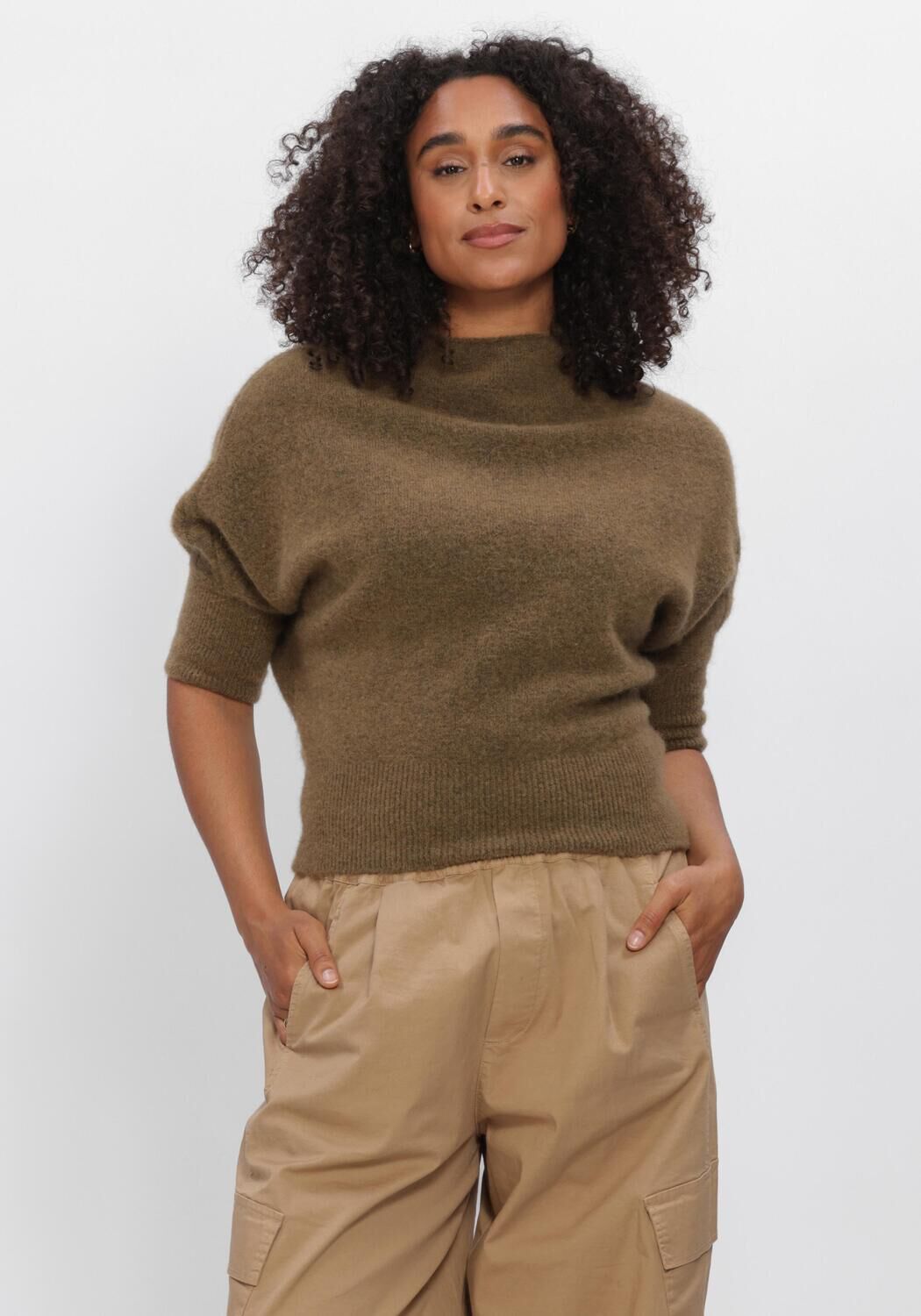 BY-BAR Pull KYOTO PULLOVER Kaki - large