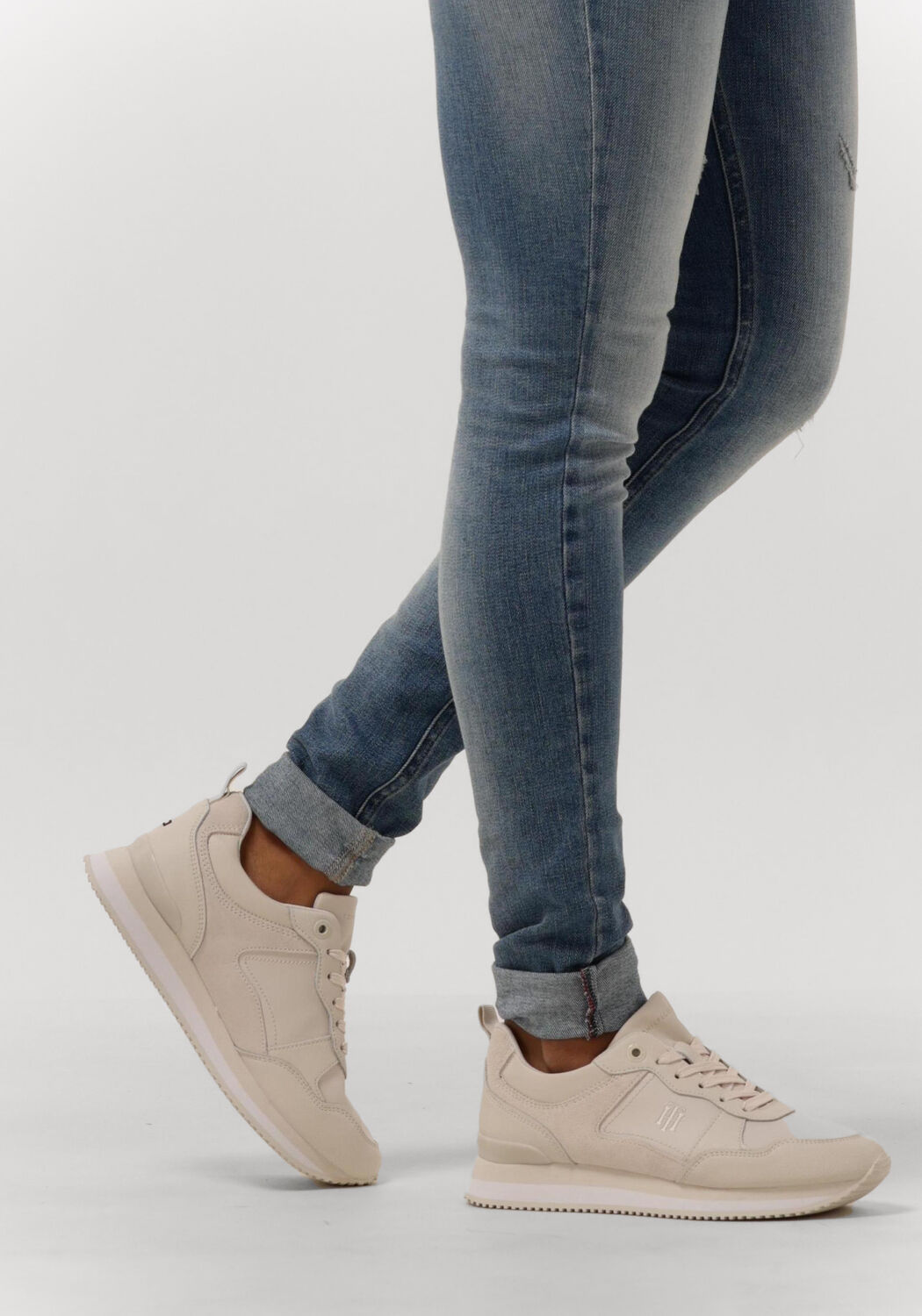 Basket tommy hilfiger shop femme beige