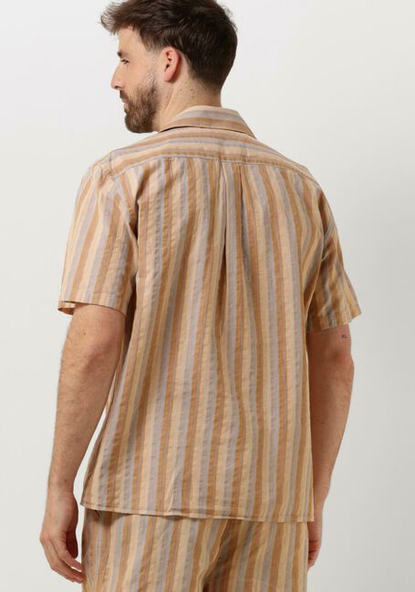 FORÉT Chemise décontracté OTTER SEERSUCKER SS SHIRT en marron - large