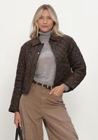 Bruine NEO NOIR Gewatteerde jas KANYA QUILT JACKE