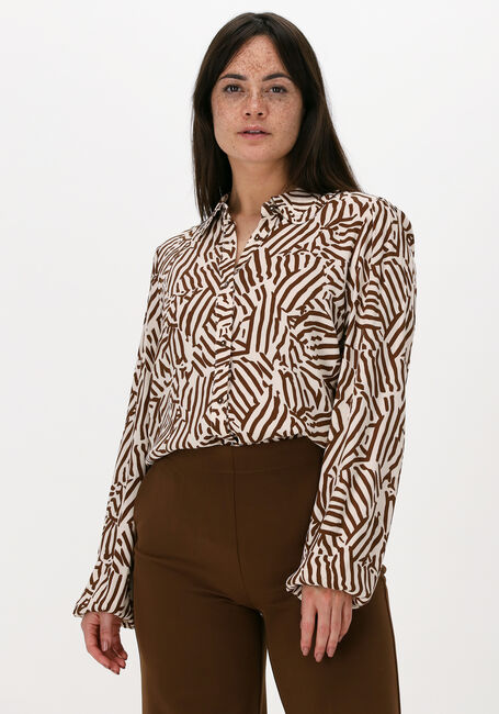 Beige MODSTRÖM  NATION PRINT SHIRT - large