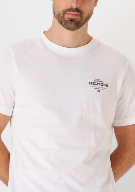 TOMMY HILFIGER T-shirt MONOTYPE ALL AMERICAN TEE en blanc - large