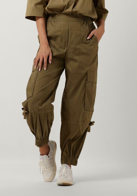 SEMICOUTURE Pantalon cargo S4SK16 TROUSERS Olive - large