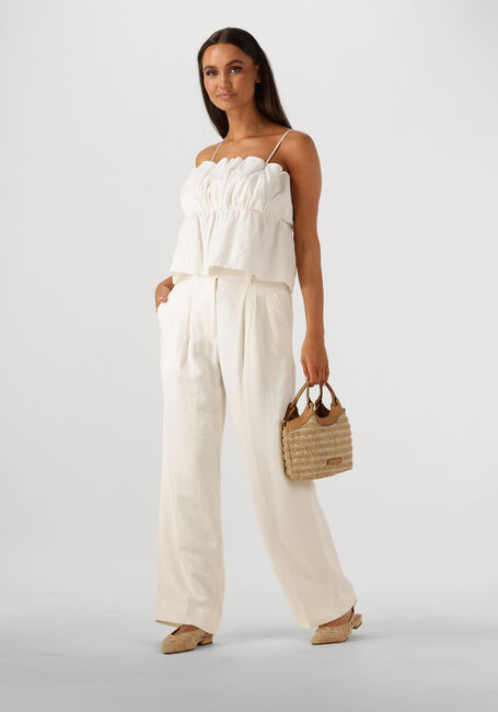SECOND FEMALE LINO TROUSSERS Pantalons en blanc - large