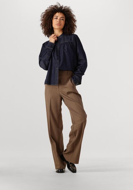 SECOND FEMALE DERA DENIM SHIRT Blouses en noir - large