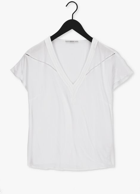 Witte GUESS Top SS DANIELE TOP - large