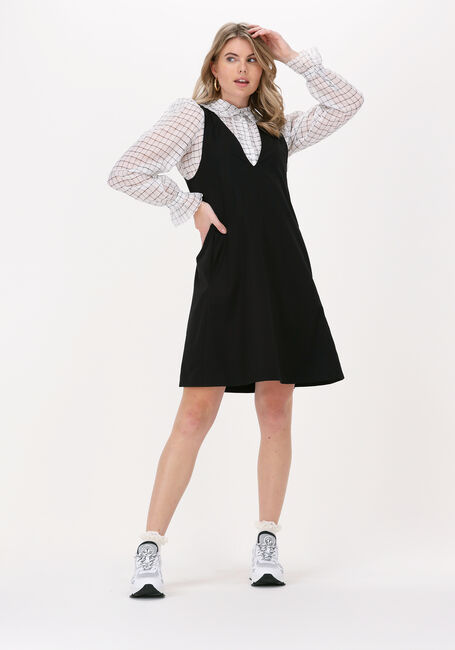 LEVETE ROOM Mini robe PENG 5 DRESS en noir - large