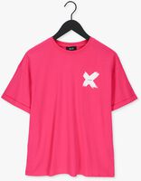 ALIX THE LABEL T-shirt LADIES KNITTED X T-SHIRT Fuchsia