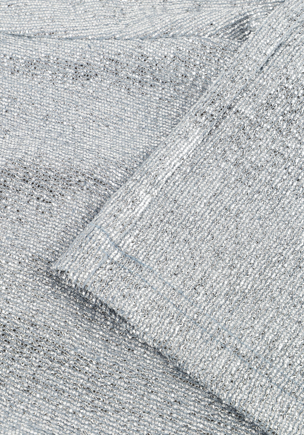 ALIX MINI Pantalon large WIDE LEG PANTS en argent - large