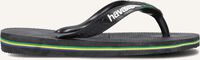 Zwarte HAVAIANAS Slippers BRASIL LOGO KIDS Zwarte HAVAIANAS Slippers BRASIL LOGO KIDS - medium
