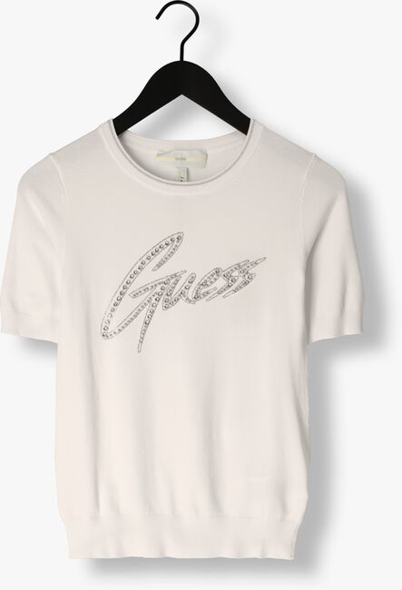 GUESS T-shirt GRACE LOGO SWEATER Écru - large