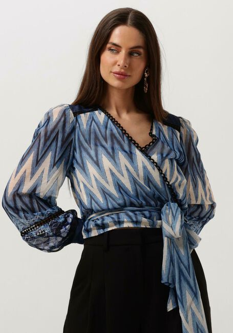 Blauwe LIU JO  BLUSA SUNSHINE - large