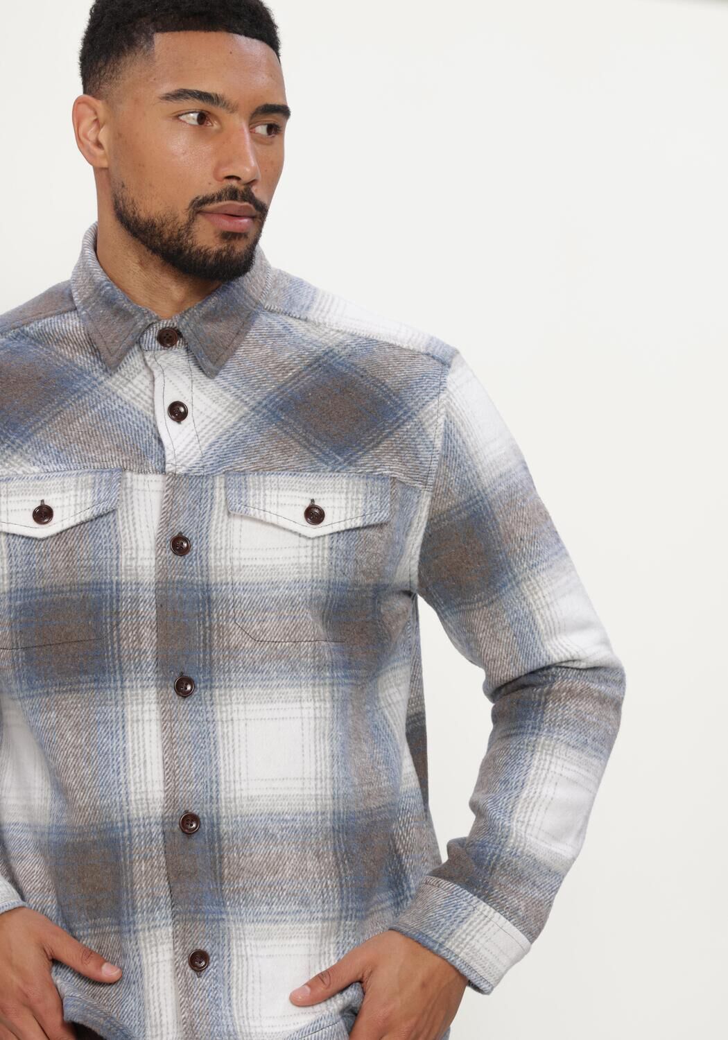 JC RAGS Surchemise OVERSHIRT RYLEE CHECK en multicolore - large