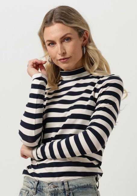 Donkerblauwe SCOTCH & SODA Tops & T-shirts ALL OVER PRINTED LONG SLEEVED T-SHIRT - large