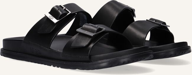 Zwarte UGG Slippers M WAINSCOTT BUCKLE SLIDE Zwarte UGG Slippers M WAINSCOTT BUCKLE SLIDE - large