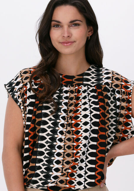 Witte SUMMUM  TOP HONEYCOMB PRINT ON VISCOSE EA - large