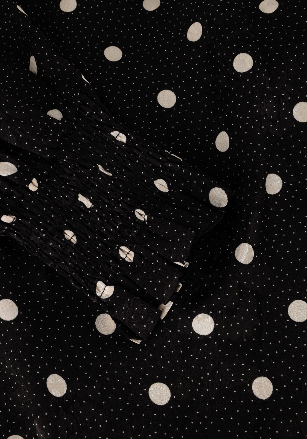 NEO NOIR Robe midi EVA RETRO DOT DRESS en noir - large