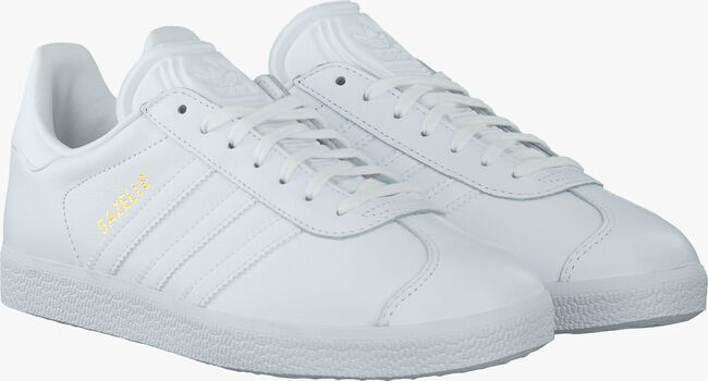 Witte ADIDAS Lage sneakers GAZELLE DAMES - large