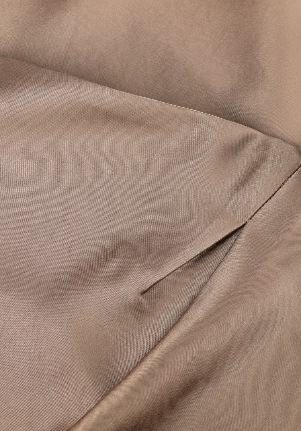 Taupe NEO NOIR  CAPRINA HEAVY SATEEN BLOUSE - large