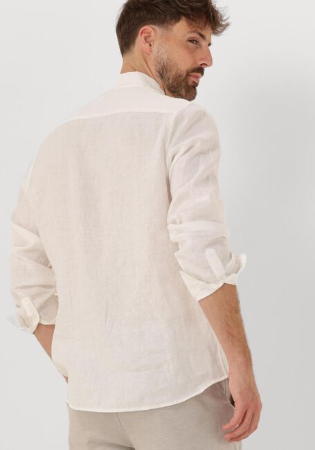 Witte SCOTCH & SODA Casual overhemd LINEN SHIRT LS BUTTON-D - large