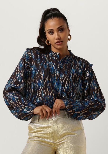Donkerblauwe CIRCLE OF TRUST  MALLORY BLOUSE - large