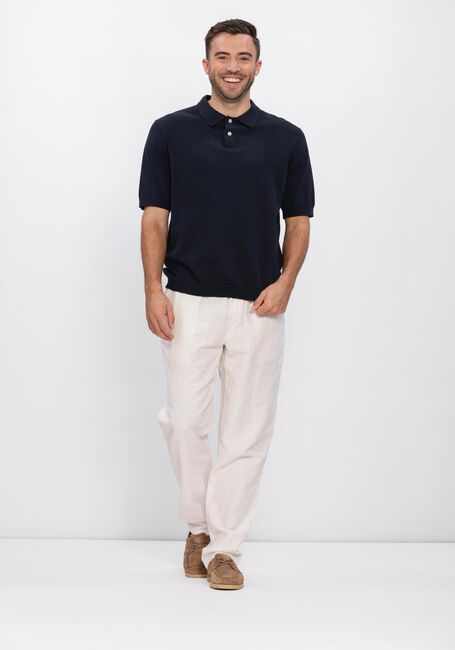 FOR&Eacute;T Polo SEA COTTON LINEN SS POLO Bleu fonc&eacute; - large