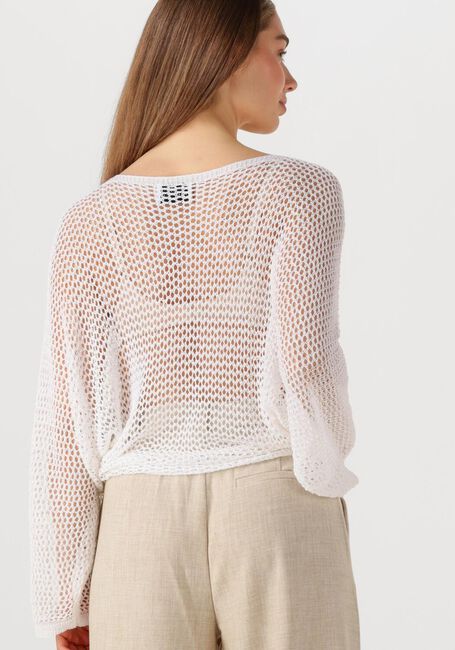 Witte RESORT FINEST Trui CROCHET SWEATER - large