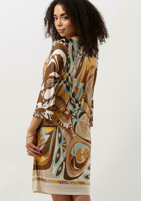 ANA ALCAZAR Mini robe TUNIC DRESS DECO en beige - large