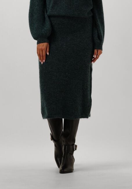 POM AMSTERDAM Jupe midi SKIRT - TEAL GREEN en vert - large