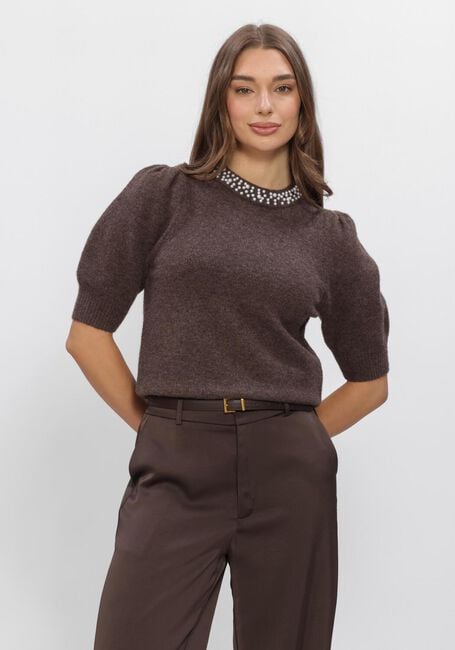 OMODA ATELIER Pull OM-DAHLIA X BO en marron - large