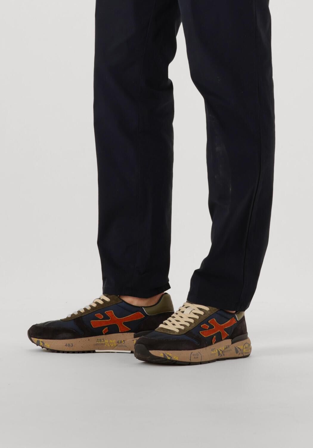 PREMIATA Baskets basses MICK en bleu - large