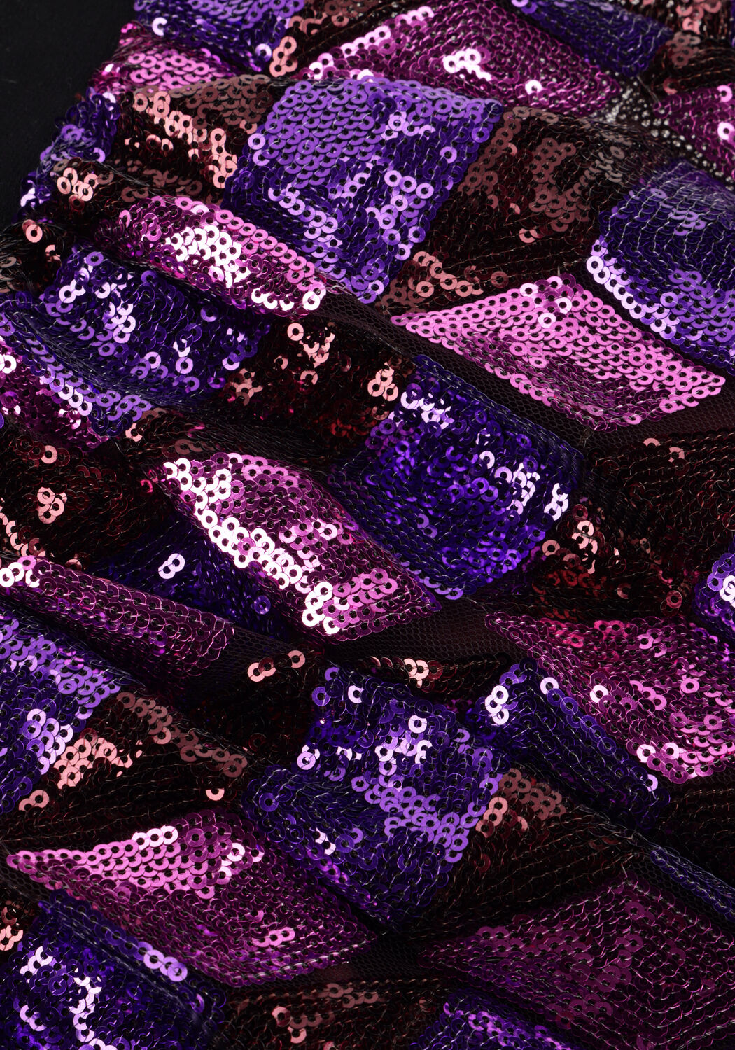 DAILY BRAT Mini-jupe SHIMMERING BLOCK SKIRT en multicolore - large