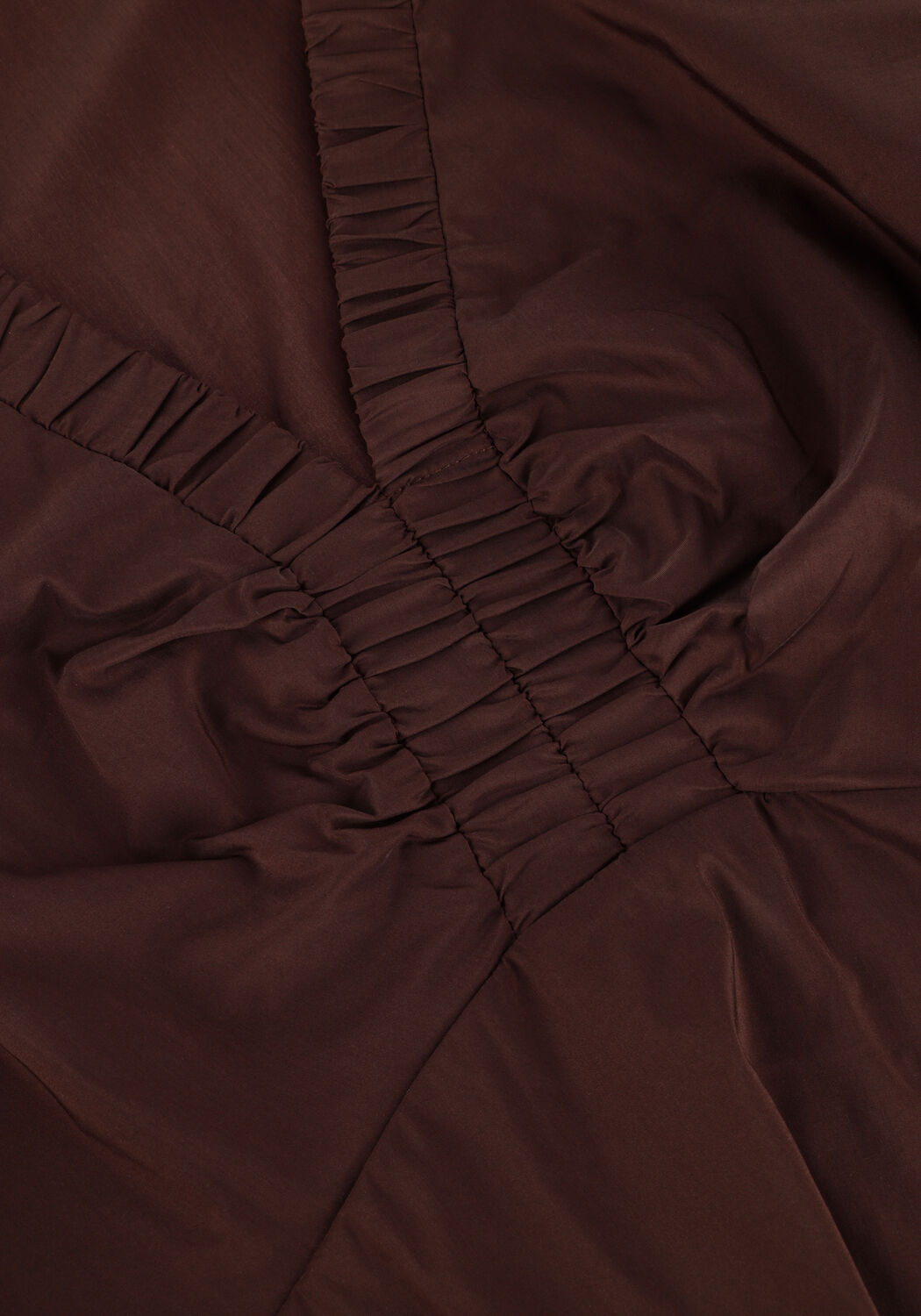 Bruine NEO NOIR  IRINA POPLIN BLOUSE - large