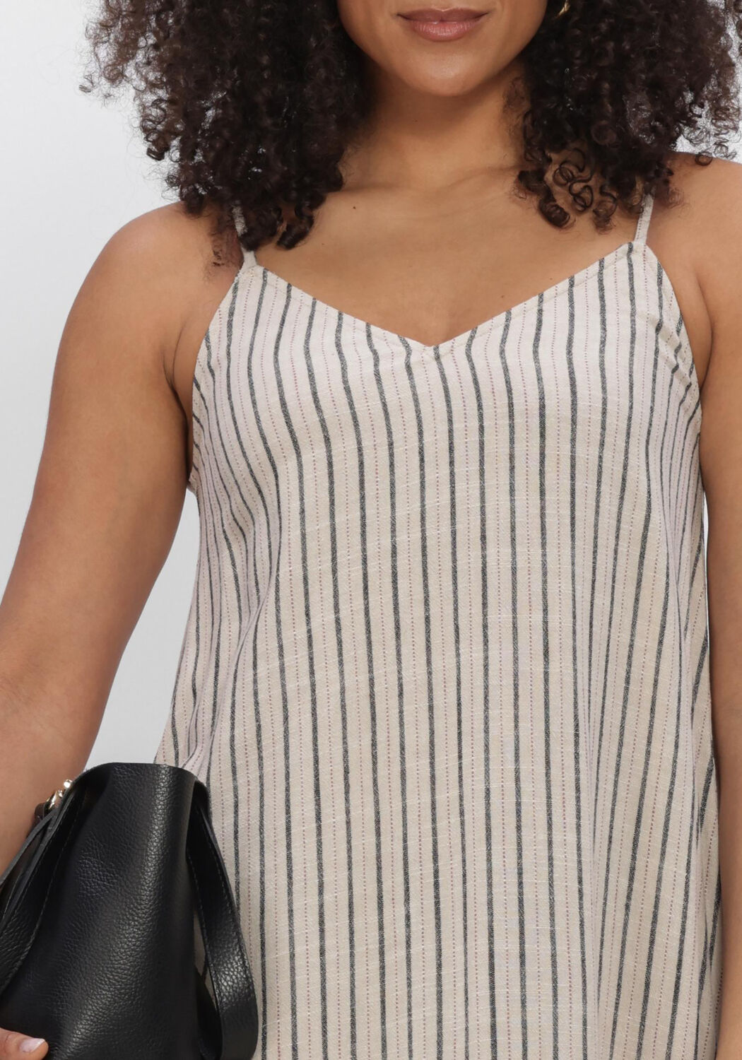 Beige OBJECT Jurken OBJSANNE LO STRAP DRESS - large