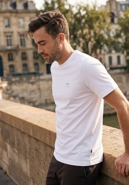 BOSS ORANGE T-shirt TE_GROOVE en blanc - large